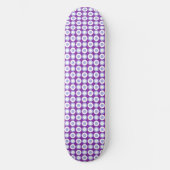 Mazipoodles Polka Dot Donuts - Paarse Lavendel Persoonlijk Skateboard (Voorkant)
