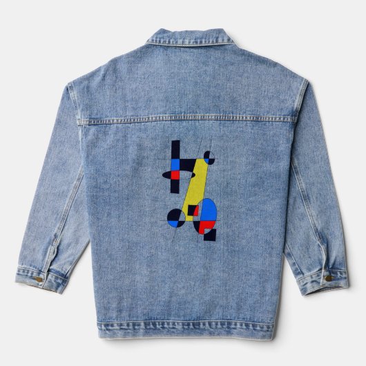 Mazipoodles Racer Denim Jacket (Achterkant)