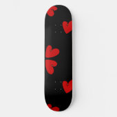 Mazipoodles Rode Harten Persoonlijk Skateboard (Voorkant)