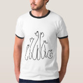 Mazipoodles Schattigee katten 3 T-shirt (Voorkant)