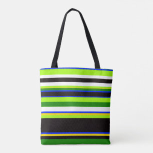 MAZIPOODLES Strepen Spaghetti 09 Dames Tank Top Tote Bag