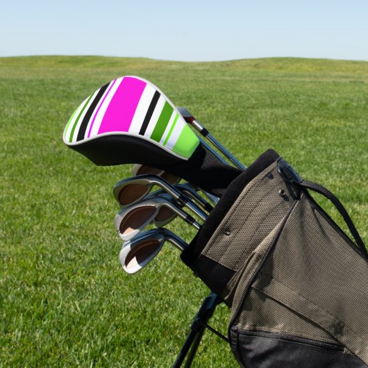 MAZIPOODLES Strepen Spaghetti 153 Golfheadcover (Insitu)