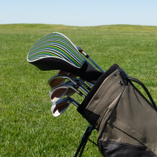 MAZIPOODLES Strepen Spaghetti 46 Golfheadcover (Insitu)