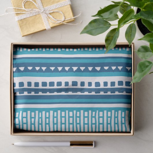 MAZIPOODLES Striped Ribbed Knitting Pattern 088 B  Tissuepapier (Geschenk)