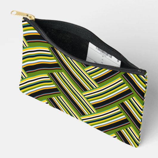 MAZIPOODLES Stripes Spaghetti 11 Herringbone Etui (Open)