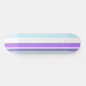 MAZIPOODLES Stripes Spaghetti 14 Persoonlijk Skateboard (Horizontaal)