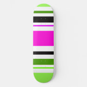 MAZIPOODLES Stripes Spaghetti 153 Persoonlijk Skateboard (Voorkant)