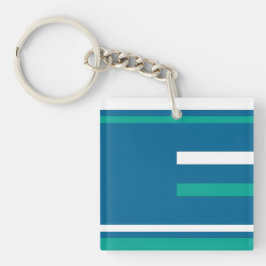 MAZIPOODLES Stripes Spaghetti Teal Sleutelhanger