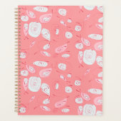 Mazipoodles Vis Rozen Blush Roze Wit Planner (Voorkant)