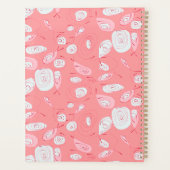 Mazipoodles Vis Rozen Blush Roze Wit Planner (Achterkant)