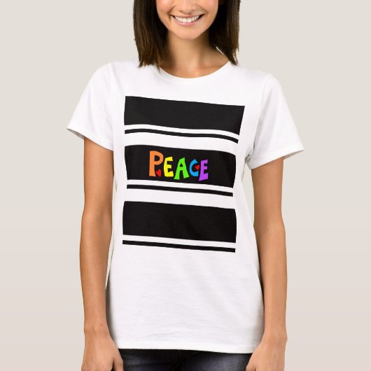 MAZIPOODLES Vrede Regenboog 2 T-shirt (Voorkant)