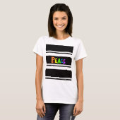 MAZIPOODLES Vrede Regenboog 2 T-shirt (Voorkant volledig)