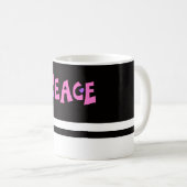 MAZIPOODLES Vrede Roze 2 Koffiemok (Voorkant rechts)