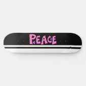 MAZIPOODLES Vredes Roze Persoonlijk Skateboard (Horizontaal)