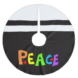 MAZIPOODLES Vredesregenboog Kerstboom Rok