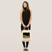 MAZIPOODLES Vredesregenboog Tote Bag (Voorkant (model))
