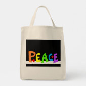 MAZIPOODLES Vredesregenboog Tote Bag (Achterkant)