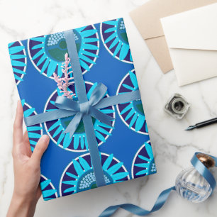Mazipoodles Zonneschijn: Blauw 1 Cadeaupapier
