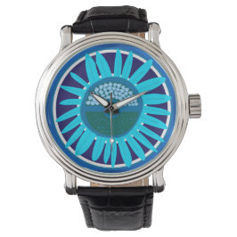 Mazipoodles Zonneschijn: Blauw 1 Horloge