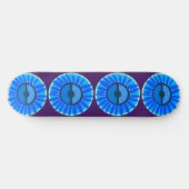 Mazipoodles Zonneschijn: Blauw 6 Persoonlijk Skateboard (Horizontaal)