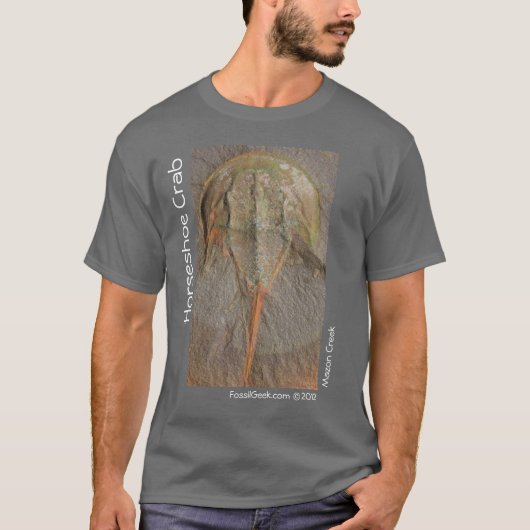 Mazon Creek "Hoefijzer Crab" T-shirt (Voorkant)