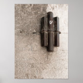 Mazuzah op Jerusalem Walls Poster (Voorkant)