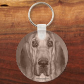 Mazy the Bloodhound by thoriinspire Sleutelhanger (Voorkant)