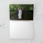 Mazza/Chimene bruiloft #2 Bedankkaart (Binnen)