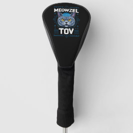 Mazzel Tov Hanukkah Joodse Kattenfeestdag Golfheadcover