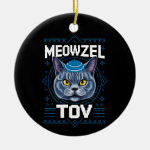 Mazzel Tov Hanukkah Joodse Kattenfeestdag