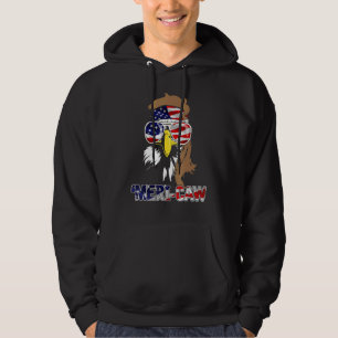 Mb35 Mullet Eagle Meri-Caw, 4 juli onafhankelijk Hoodie