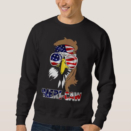Mb35 Mullet Eagle Meri-Caw, 4 juli onafhankelijk Trui (Voorkant)