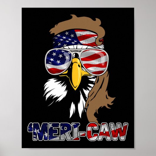 Mb35 Mullet Eagle meri-caw 4 juli Onafhankelijkhei Poster (Voorkant)