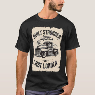 mb 1956  vrachtwagen op zaterdag gebouwd sterker t t-shirt