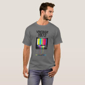 Mb  1972 Televisieretor 50th T-shirt (Voorkant volledig)