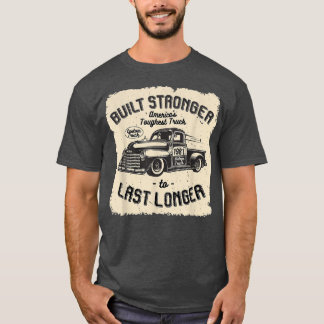 mb 1981 Vintage Truck Birthday Built Stronger To L T-shirt