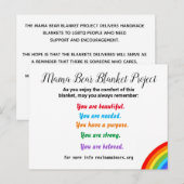 MB Blanket Project Post Card Briefkaart (Voorkant / Achterkant)