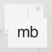 mb briefkaart (Voorkant / Achterkant)