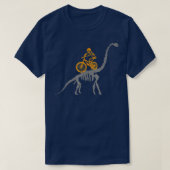MB DINOSAUR SKELEON Dino Mountain Bike BMX Bicycle T-shirt (Design voorkant)