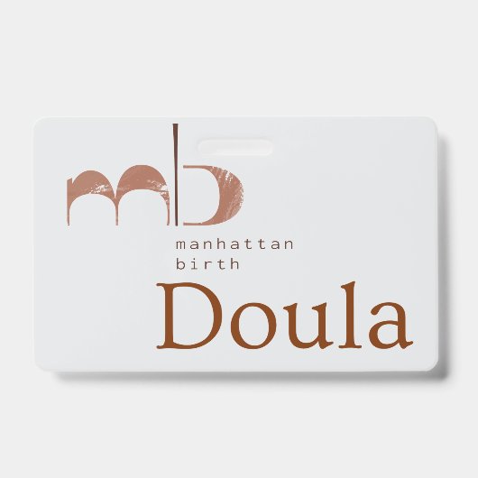 MB Doula-badge Badge (Voorzijde)