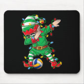 MB Elf Dabbing Volleybalspeler Christmas Dab XMA Muismat (Voorkant)