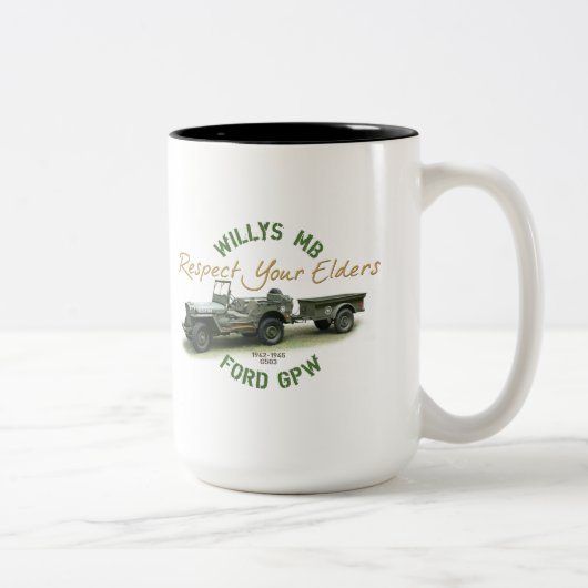 MB GPW-Mok Tweekleurige Koffiemok (Rechts)