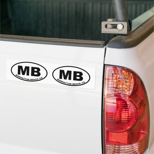 MB Manhattan Beach Bumpersticker (Op Truck)