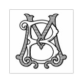MB Monogram BM Monogram Rubber Ink Stamp Rubberstempel (Afrduk)