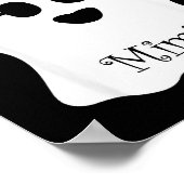 Mb Soky Mimi Ghost Bandana Boo Halloween Family Ma Poster (Hoek)