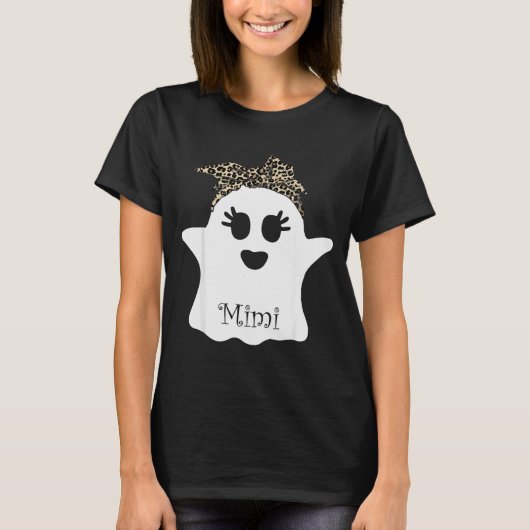 Mb Soky Mimi Ghost Bandana Boo Halloween Family Ma T-shirt (Voorkant)