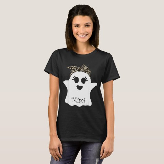 Mb Soky Mimi Ghost Bandana Boo Halloween Family Ma T-shirt (Voorkant volledig)
