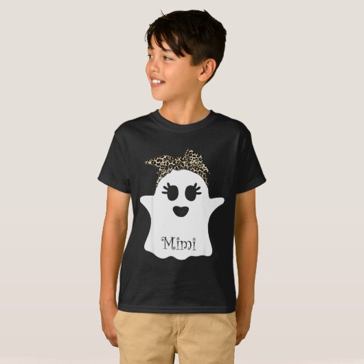 Mb Soky Mimi Ghost Bandana Boo Halloween Family Ma T-shirt (Voorkant volledig)