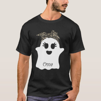 Mb Spooky Oma Ghost Bandana Boo Halloween Family M T-shirt
