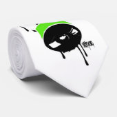 MB Stropdas groen en zwart gasmasker (Opgerold)